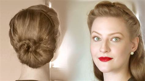 1940s hairstyles tutorial|1940s inspired hairstyles.